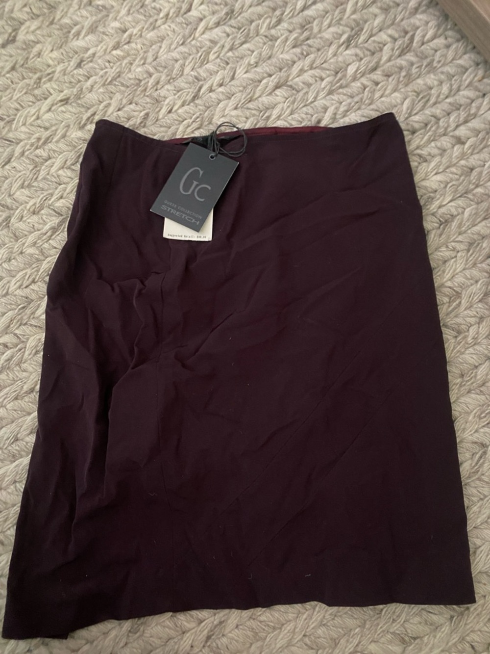 G by Guess Plum Pencil Skirt